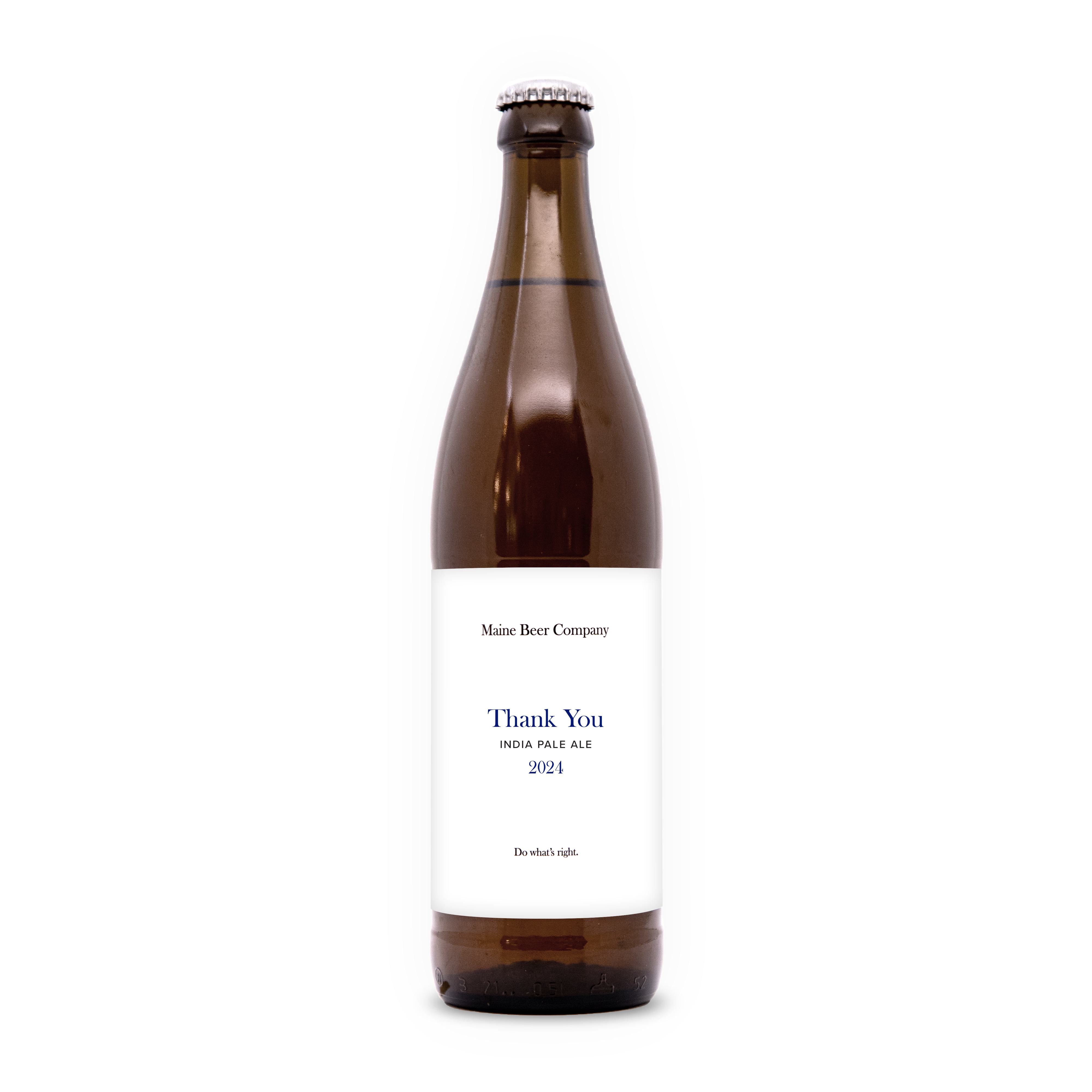 Thank You 2024 Bottle on White